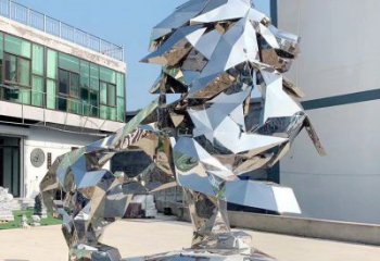 獅子雕塑服務(wù)商，景觀雕塑，不銹鋼獅子雕塑選定