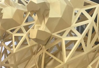 鍛鋼獅子雕塑選用，小區(qū)擺件，大型不銹鋼獅子雕塑公司