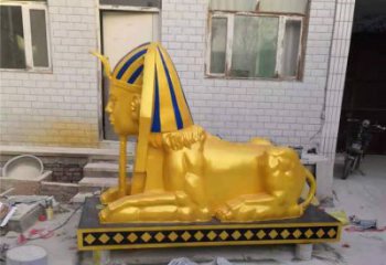 大型獅子雕塑常用，戶外擺放，獅子人獸雕塑展示