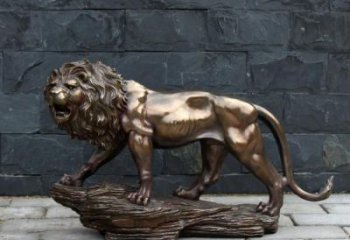 獅子雕塑底座選定，景觀雕塑，鑄銅走獅雕塑生產(chǎn)商