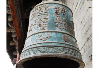 仿古銅鐘雕塑-掛式平直形類型