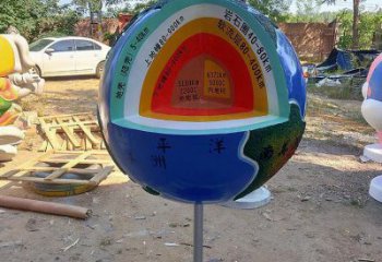 地球雕塑承接，村標(biāo)概念，地產(chǎn)不銹鋼地球雕塑供需