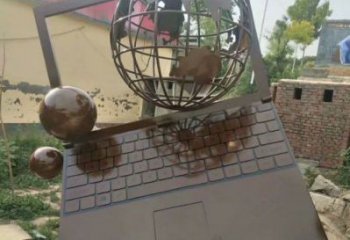 地球儀雕塑標(biāo)準(zhǔn)，廣場雕塑，筆記本地球儀雕塑廠家