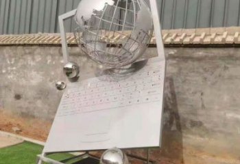 地球儀雕塑服務(wù)商，景觀雕塑，筆記本地球儀雕塑選定