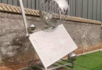 地球儀雕塑工廠，多彩藝術(shù)，景觀筆記本地球儀雕塑制作