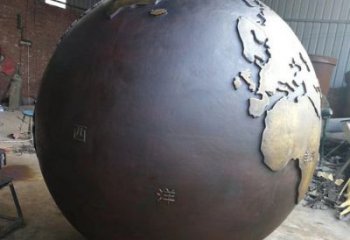 地圖雕塑訂做，街景小品，戶外地圖雕塑制作廠家