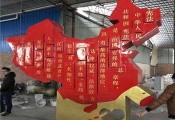 地圖雕塑制作，陸地?cái)[件，不銹鋼地圖雕塑制造廠家