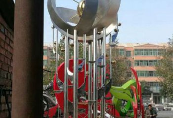 地球儀雕塑定制，小區(qū)雕塑，不銹鋼手托地球儀雕塑廠家