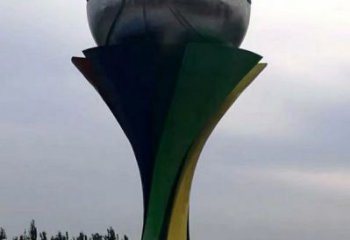 地球儀景觀精選，中式工藝，藝術(shù)手托地球儀雕塑生產(chǎn)