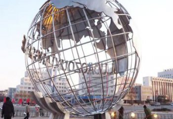 地球儀雕塑廠，校園雕塑，抽象現(xiàn)代地球儀雕塑定價(jià)