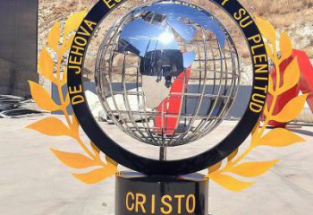 地球儀雕塑定價，街頭雕塑，現(xiàn)代地球儀雕塑制作廠家