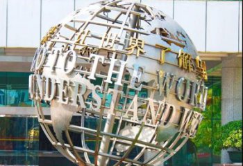 地球儀雕塑通用，街頭雕塑，企業(yè)現(xiàn)代地球儀雕塑標(biāo)準(zhǔn)