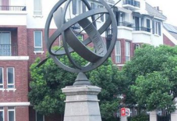 地球儀雕塑預(yù)定，小區(qū)擺件，現(xiàn)代地球儀雕塑精品