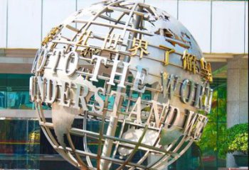 地球儀雕塑制作選用，景區(qū)案例，球形雕塑制造商