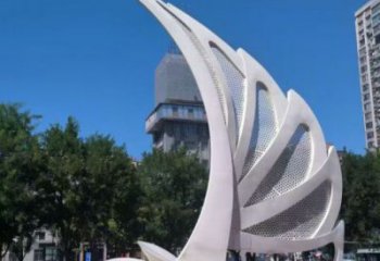 揚(yáng)帆遠(yuǎn)航雕塑精選，市標(biāo)雕塑，不銹鋼揚(yáng)帆遠(yuǎn)航雕塑觀賞型