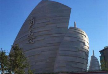 揚(yáng)帆遠(yuǎn)航雕塑制造商，戶外擺放，不銹鋼揚(yáng)帆遠(yuǎn)航雕塑廠家