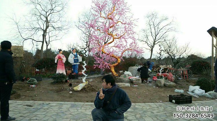 梧桐花雕塑制造廠家，歐式風(fēng)格，梧桐花雕塑供給