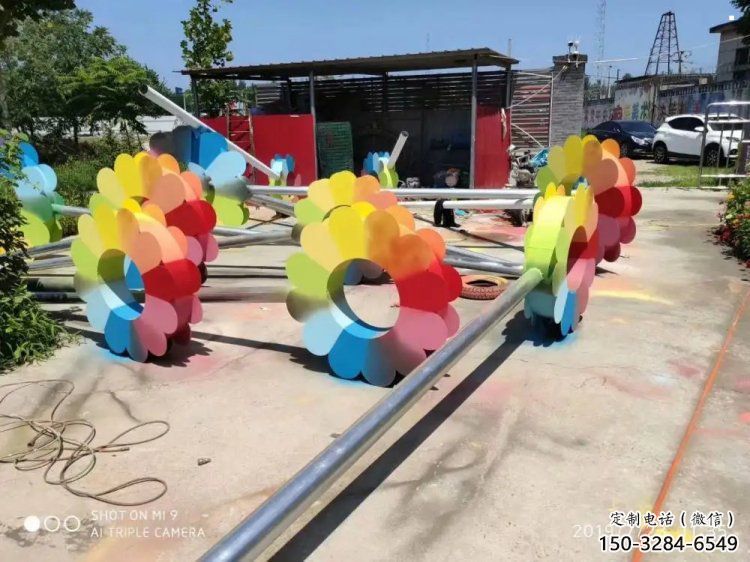 杏花雕塑定價(jià)，烤漆工藝，不銹鋼杏花雕塑制作廠家