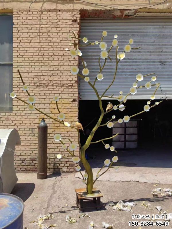 紫丁香雕塑定做，公園小品，不銹鋼紫丁香雕塑廠家精選