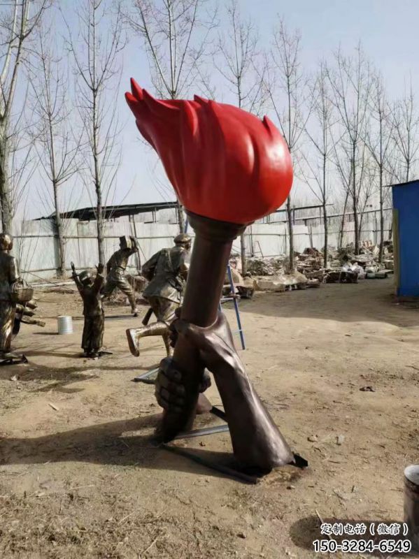 火炬雕塑標(biāo)準(zhǔn)，廣場雕塑，不銹鋼火炬雕塑供給