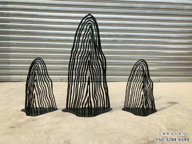 景區(qū)假山雕塑，歐式雕塑，鐵藝材質(zhì)