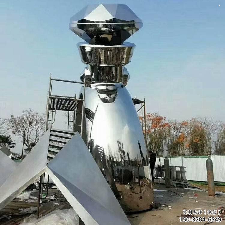 啞光指環(huán)雕塑