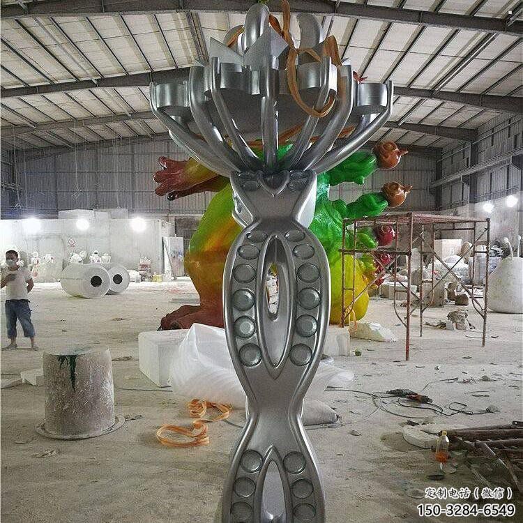 雕塑鉆戒制造，街景小品，景觀不銹鋼鉆戒雕塑優(yōu)價