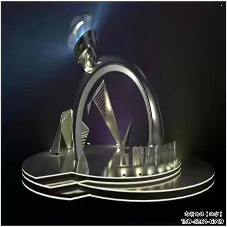 景觀鉆戒雕塑批發(fā)，拉絲工藝，景觀鉆戒雕塑承接