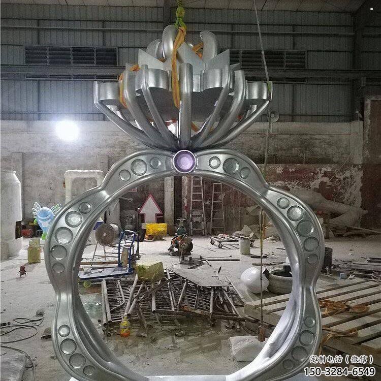 景區(qū)鉆戒雕塑優(yōu)選，圓雕體系，城市鉆戒雕塑選定