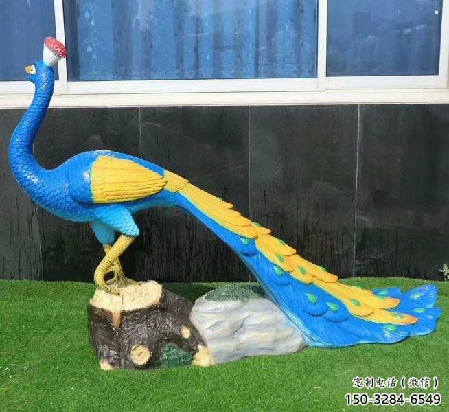 彩繪孔雀雕塑供給，景區(qū)雕塑，仿真孔雀雕塑優(yōu)選
