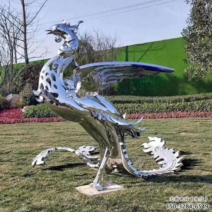 孔雀雕塑精選，戶外雕塑，不銹鋼鏡面孔雀雕塑廠家