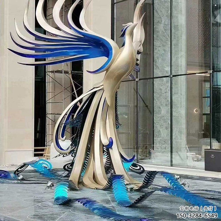 孔雀雕塑選用，鍛造工藝，藝術(shù)不銹鋼孔雀雕塑標(biāo)準(zhǔn)