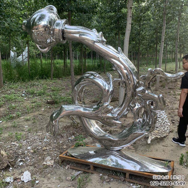 波浪雕塑通用，街道標識，不銹鋼波浪雕塑承接