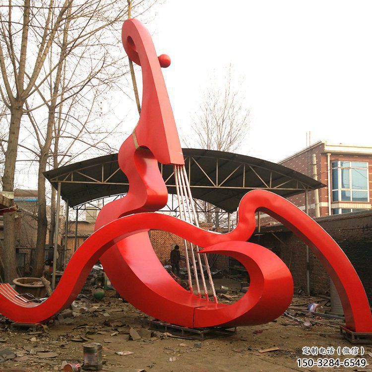 大提琴雕塑供求，抽象雕塑，不銹鋼大提琴雕塑優(yōu)選