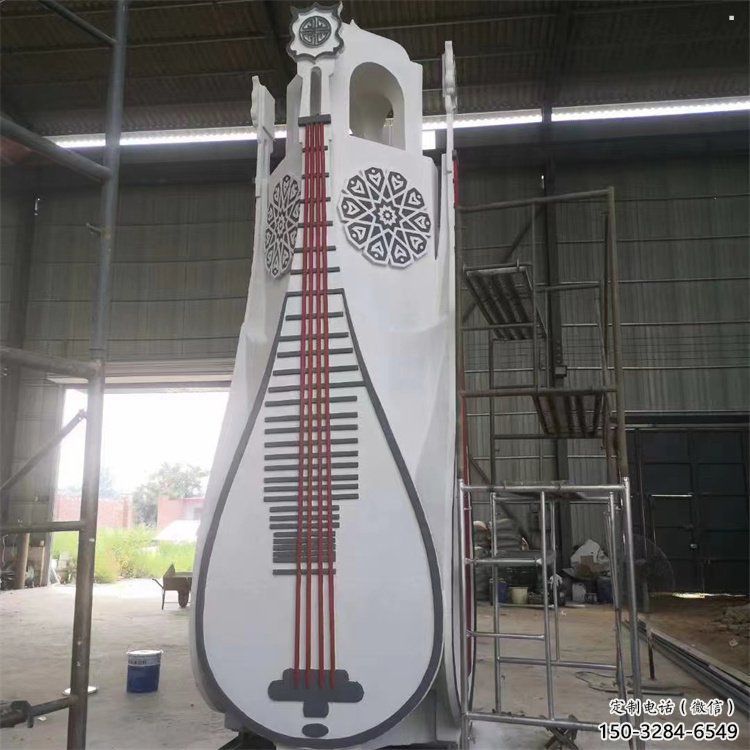 現(xiàn)代琵琶雕塑