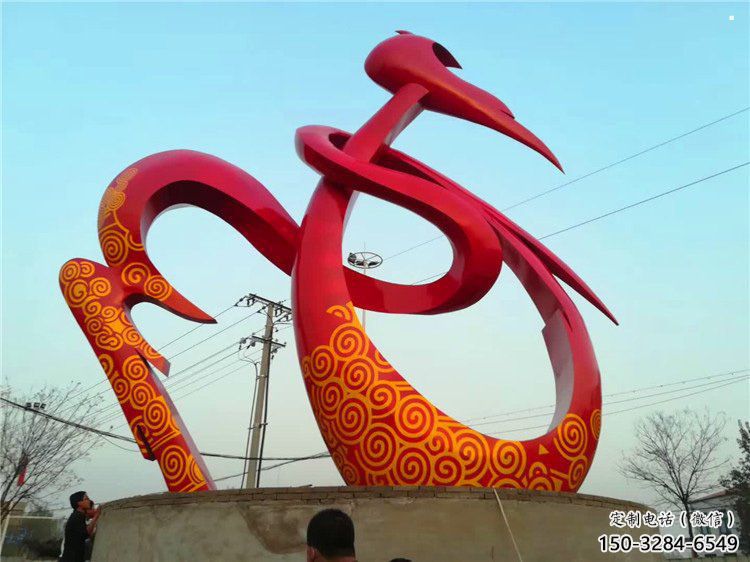 和字雕塑優(yōu)選，圓雕體系，城市不銹鋼和字雕塑選定