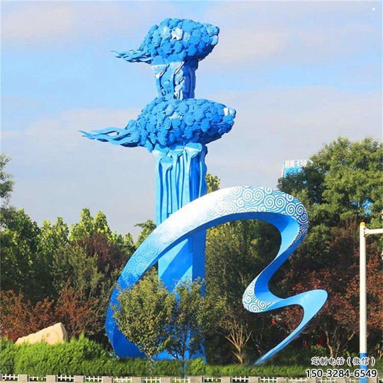 景觀和字雕塑供需，彩鋼制作，大型不銹鋼和字雕塑廠家