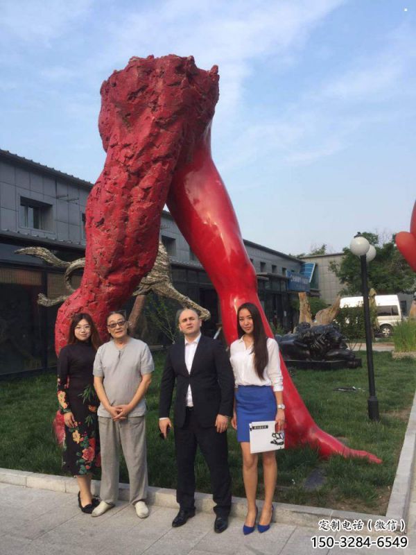 人字雕塑常用，公園小品，房地產(chǎn)不銹鋼人字雕塑生產(chǎn)商