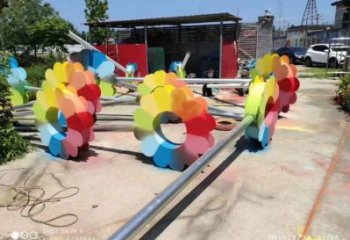 杏花雕塑定價(jià)，烤漆工藝，不銹鋼杏花雕塑制作廠家