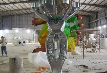 雕塑鉆戒制造，街景小品，景觀不銹鋼鉆戒雕塑優(yōu)價(jià)