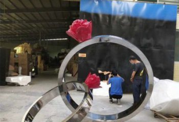 鉆戒雕塑通用，花園小品，廣場景觀鉆戒雕塑優(yōu)價(jià)