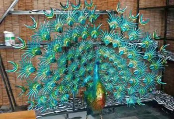 孔雀開(kāi)屏雕塑供需，多彩藝術(shù)，景觀孔雀開(kāi)屏雕塑制造商?