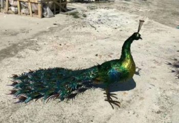 孔雀開(kāi)屏雕塑供應(yīng)，多彩藝術(shù)，別墅孔雀開(kāi)屏雕塑供求?