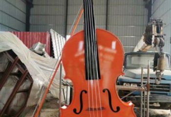 大提琴雕塑常用，公園小品，不銹鋼大提琴雕塑生產商