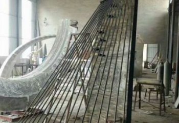 馬頭琴雕塑制造商，景觀雕塑，不銹鋼馬頭琴雕塑訂做