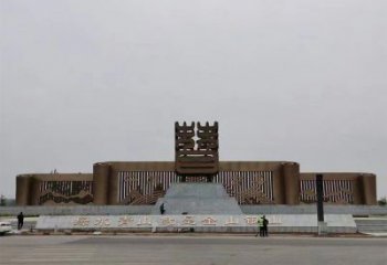 景觀棗字雕塑訂做，街景小品，戶外不銹鋼棗字雕塑制作