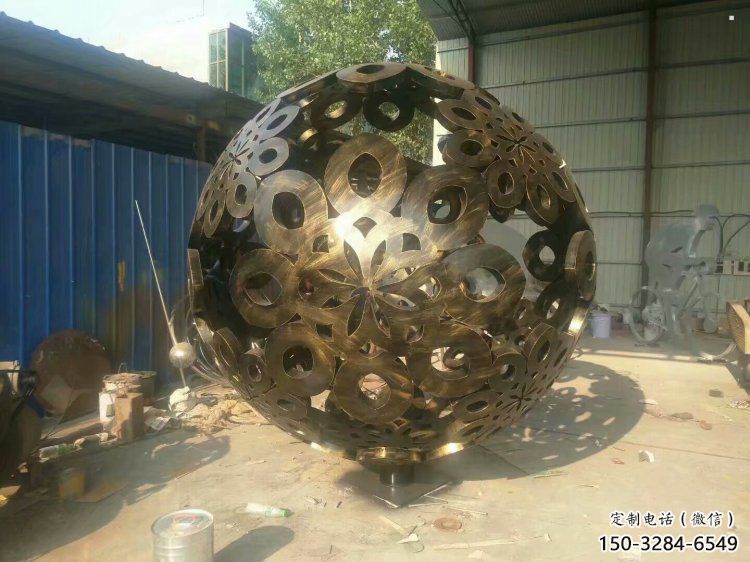 球體雕塑廠家，景觀雕塑，不銹鋼球體雕塑生產(chǎn)廠家