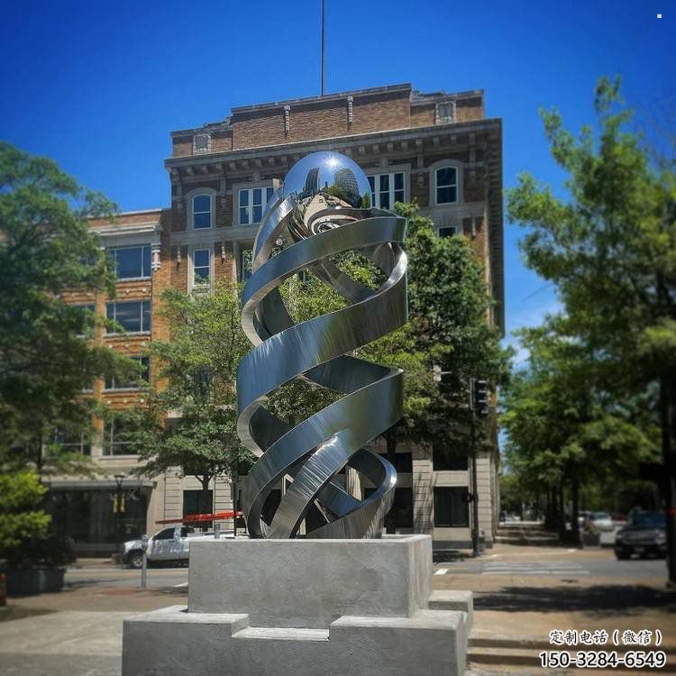 景觀球雕塑廠家，室外雕塑，不銹鋼景觀球雕塑選定