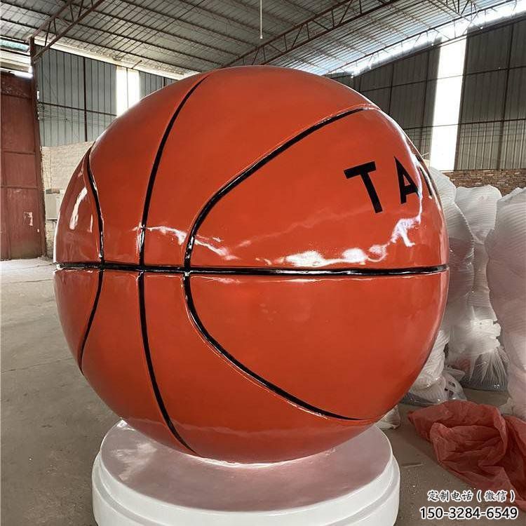 美陳籃球雕塑