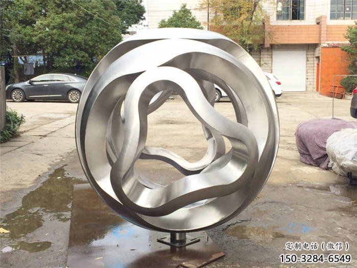 鏤空球雕塑服務(wù)商，城市裝飾，異形鏤空球雕塑供給